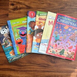 Children's Storybook Reading Level 1 Bundle of 6